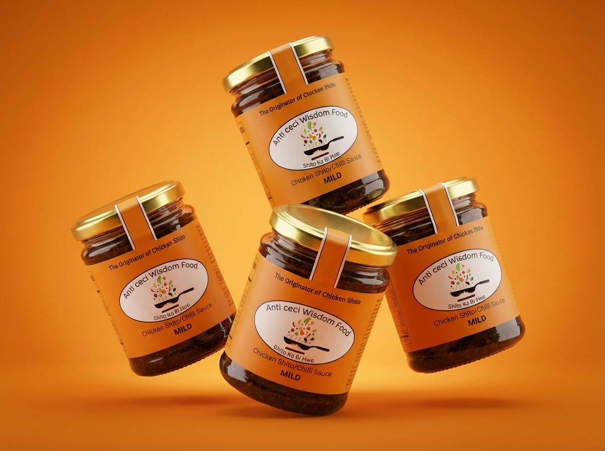 Four Chicken Shito bottles